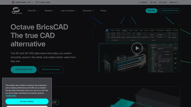 Главная страница BricsCAD