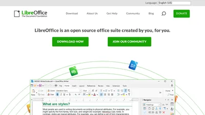 Главная страница LibreOffice