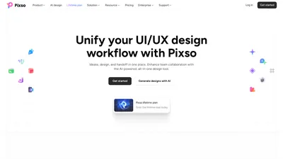 Главная страница Pixso