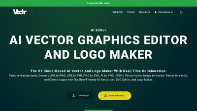 Главная страница Vectr