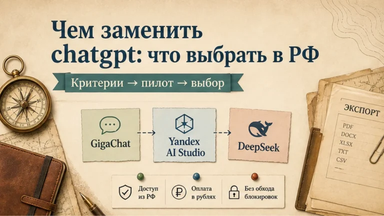 Обложка: Чем заменить ChatGPT
