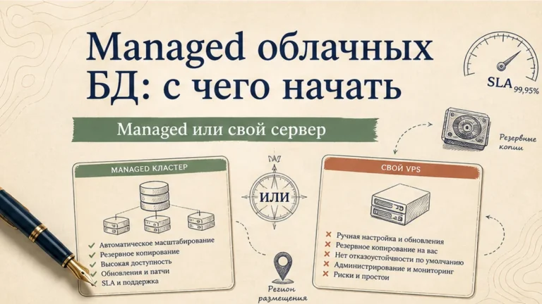 Редакционная обложка: Managed облачных БД: с чего начать