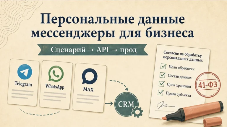 Обложка: ПДн в мессенджерах