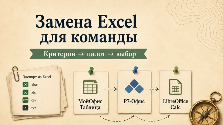 Редакционная обложка: Замена Excel для команды