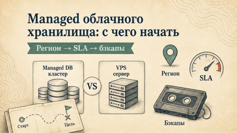 Редакционная обложка: Managed облачного хранилища: с чего начать
