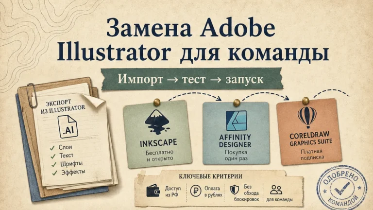 Редакционная обложка: Замена Adobe Illustrator для команды