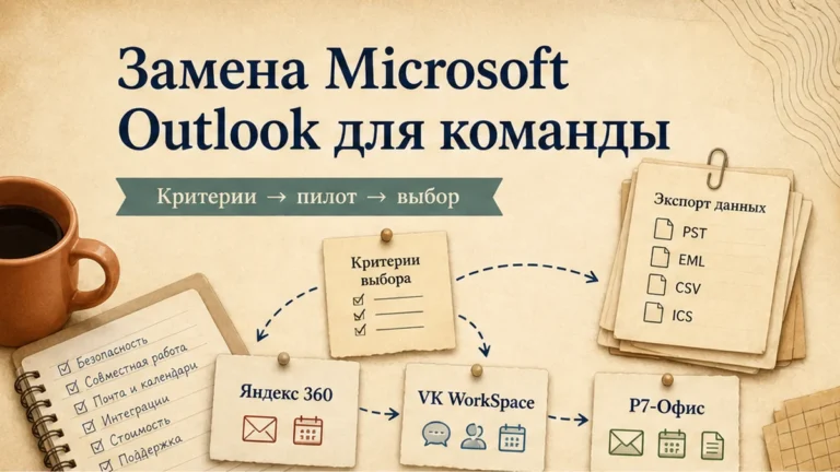 Редакционная обложка: Замена Microsoft Outlook для команды